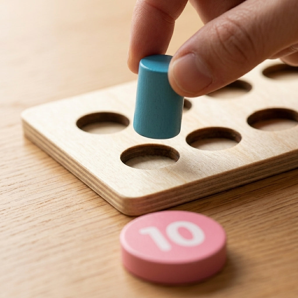 Wooden Ten Frame Math Set | Ages 6-8