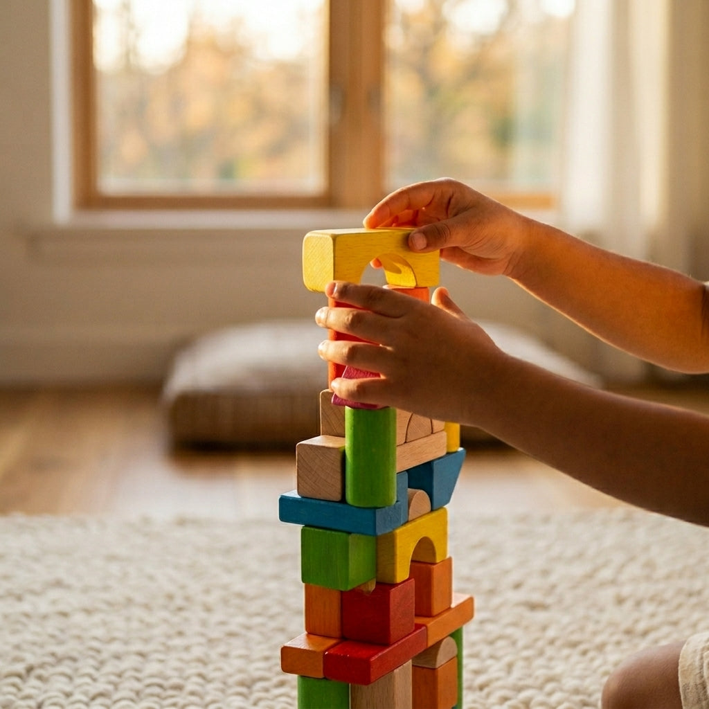 Wooden Balance Building Blocks | Ages 2–6 | Creative Building & Spatial Reasoning