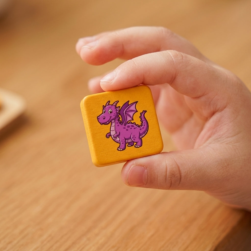 Wooden Battle Game | Ages 3–8 | Memory & Strategy Board Game