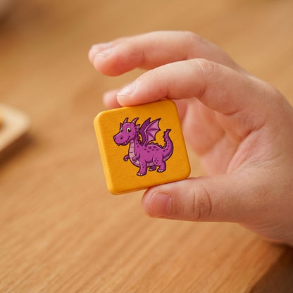 Wooden Battle Game | Ages 3–8 | Memory & Strategy Board Game