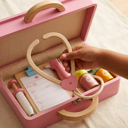 Wooden Doctor Suitcase Set | Ages 3–7 | Pretend & Play