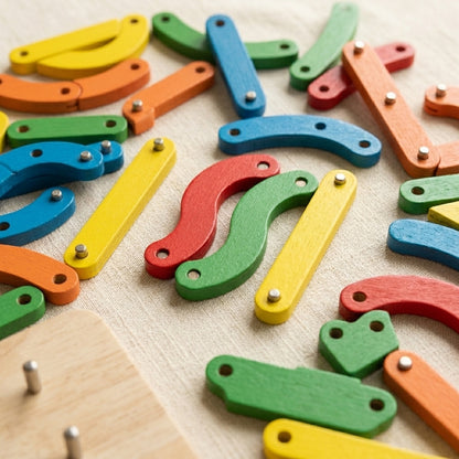 Wooden Changeable Puzzle | Ages 3–6 | ABC Letter Building Board