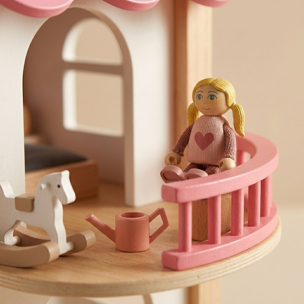 Wooden Doll House | Ages 3–7 | Pretend & Play Set