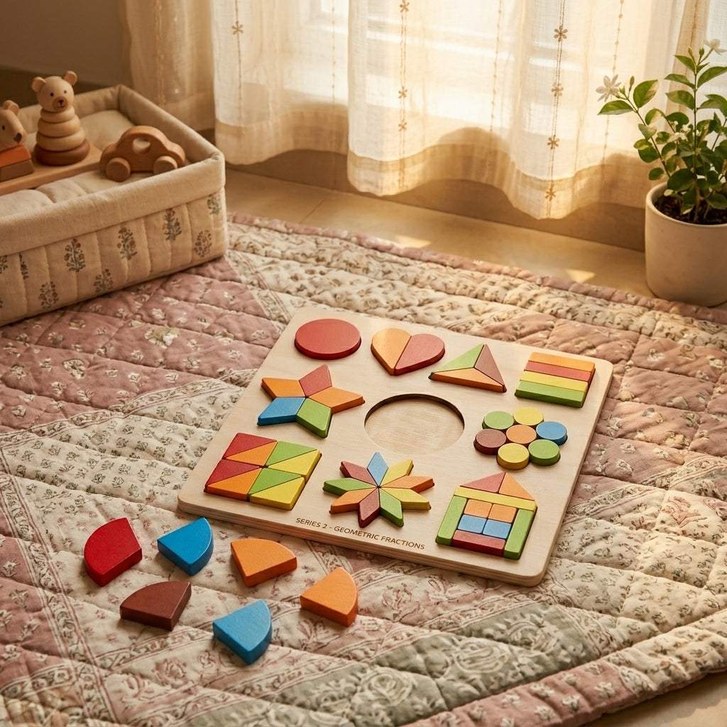 Wooden Intelligence Brain Teaser Puzzle Board | Ages 3-5 | Series 2