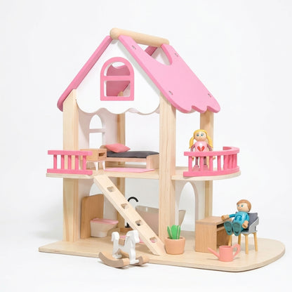 Wooden Doll House | Ages 3–7 | Pretend & Play Set