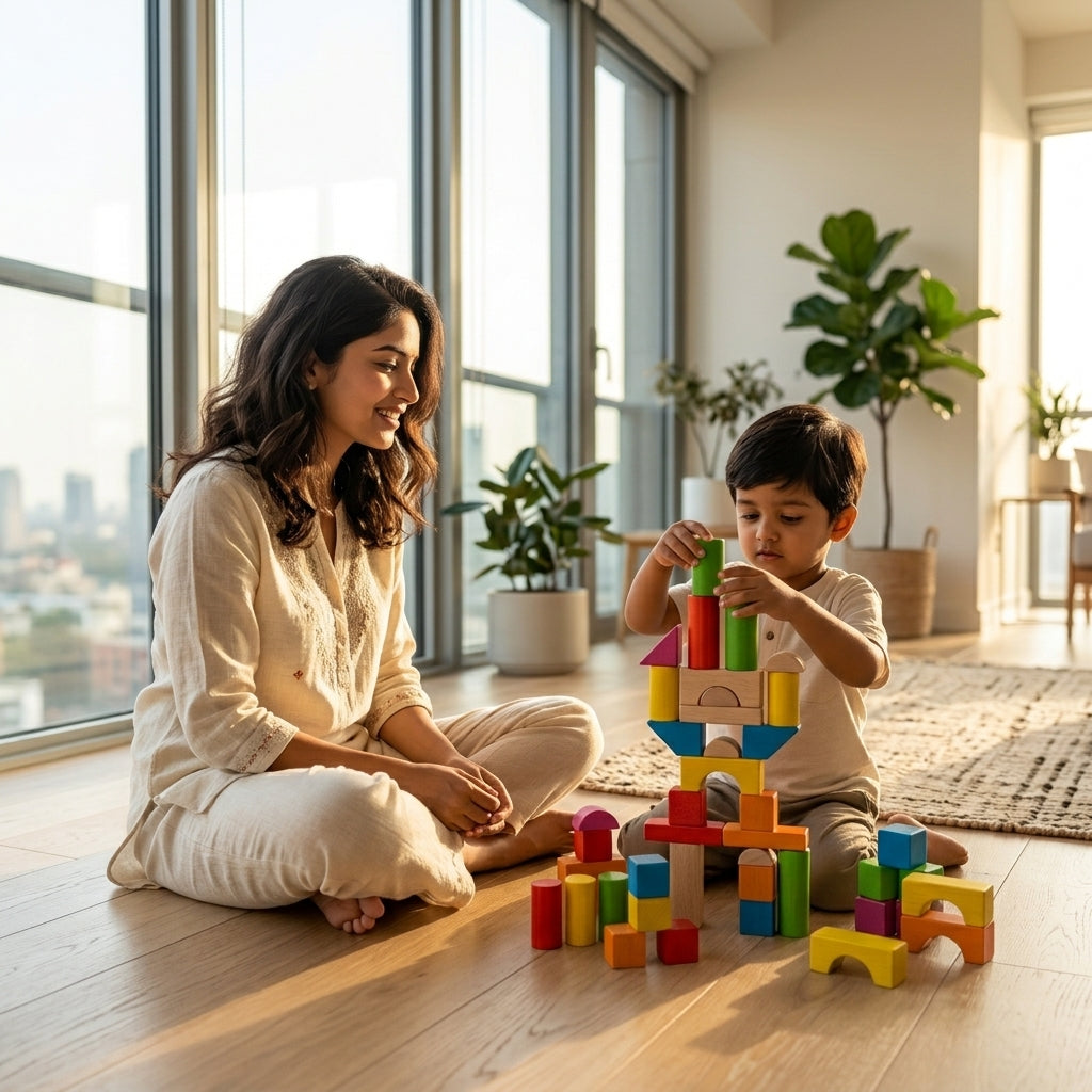 Wooden Balance Building Blocks | Ages 2–6 | Creative Building & Spatial Reasoning