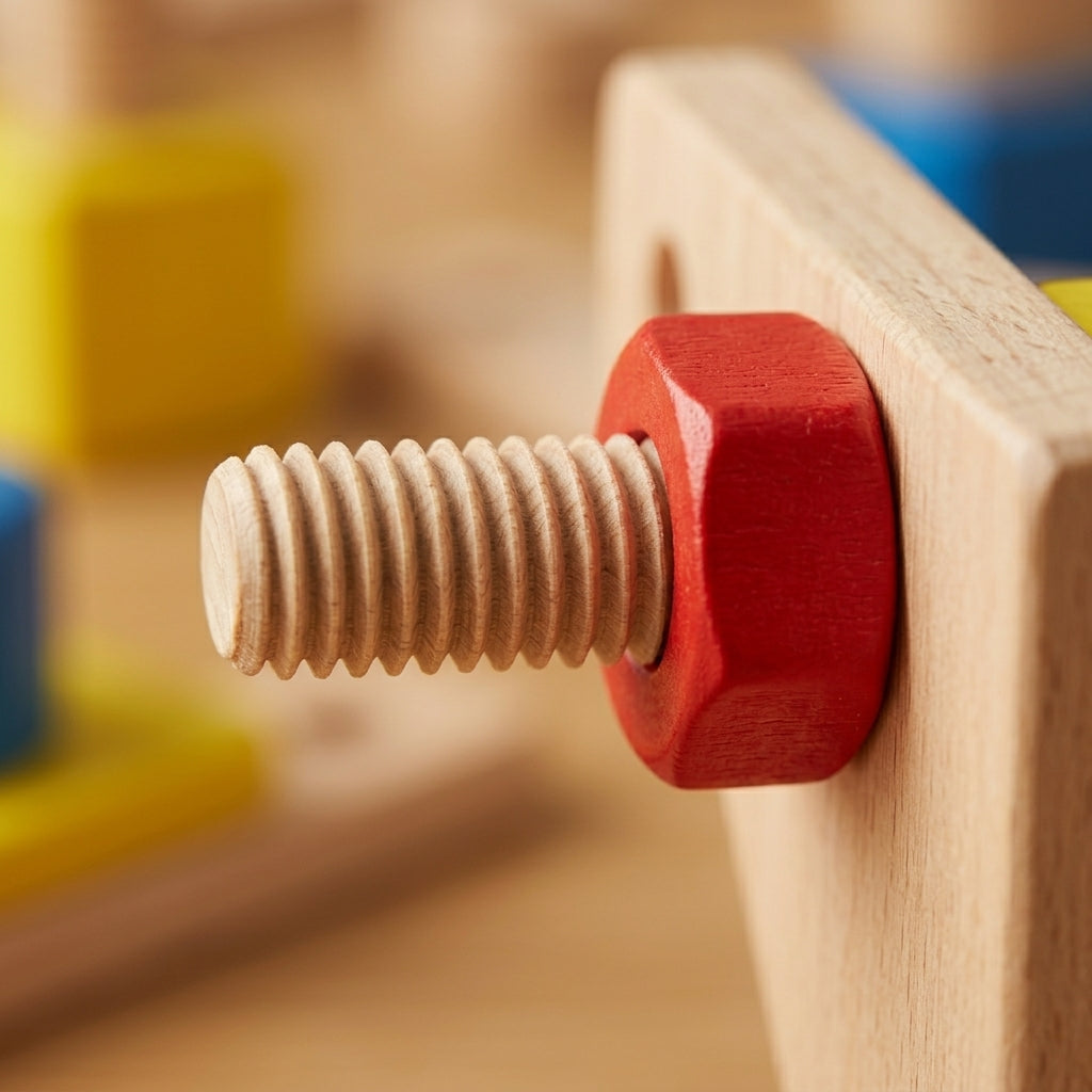 Wooden Nut & Bolt Construction Set | Ages 6-12