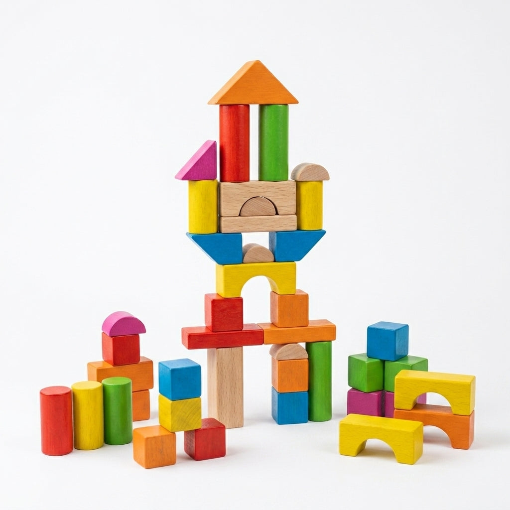 Wooden Balance Building Blocks | Ages 2–6 | Creative Building & Spatial Reasoning