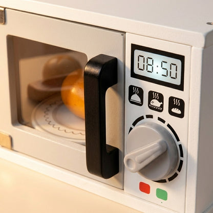 Wooden Microwave Oven Play Set | Ages 3–7 | Pretend & Play